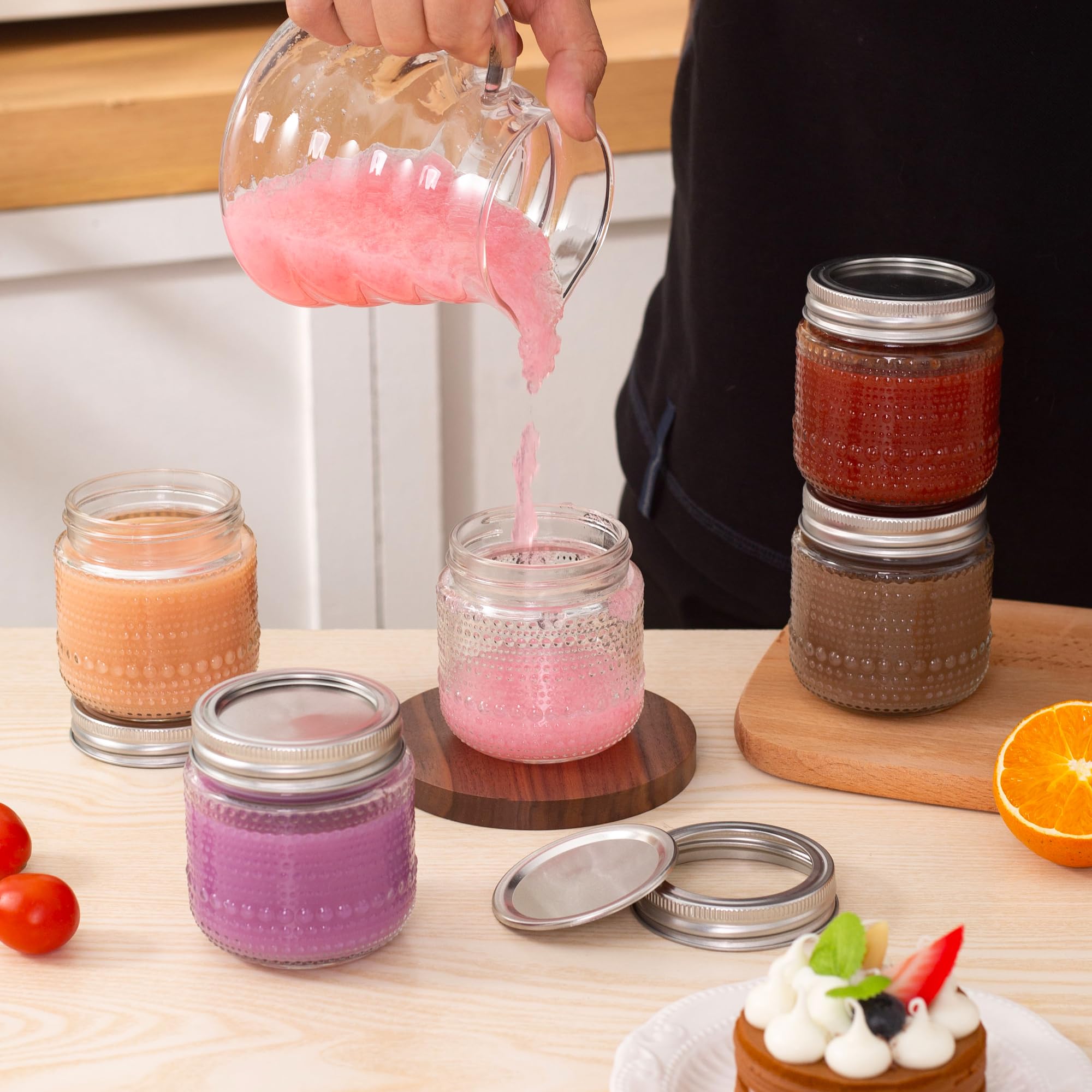 WACOI stackable design saves space on shelves and in cabinets.