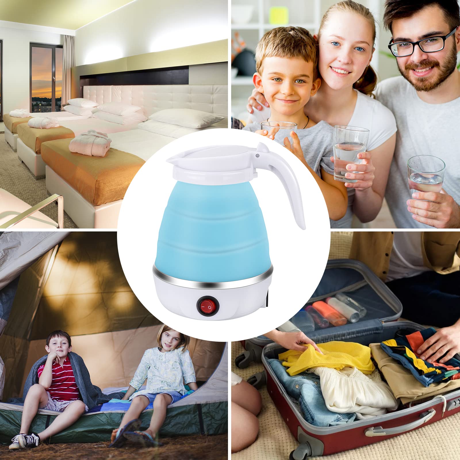 WADEO BPA-free silicone construction ensures safe, odor-free water