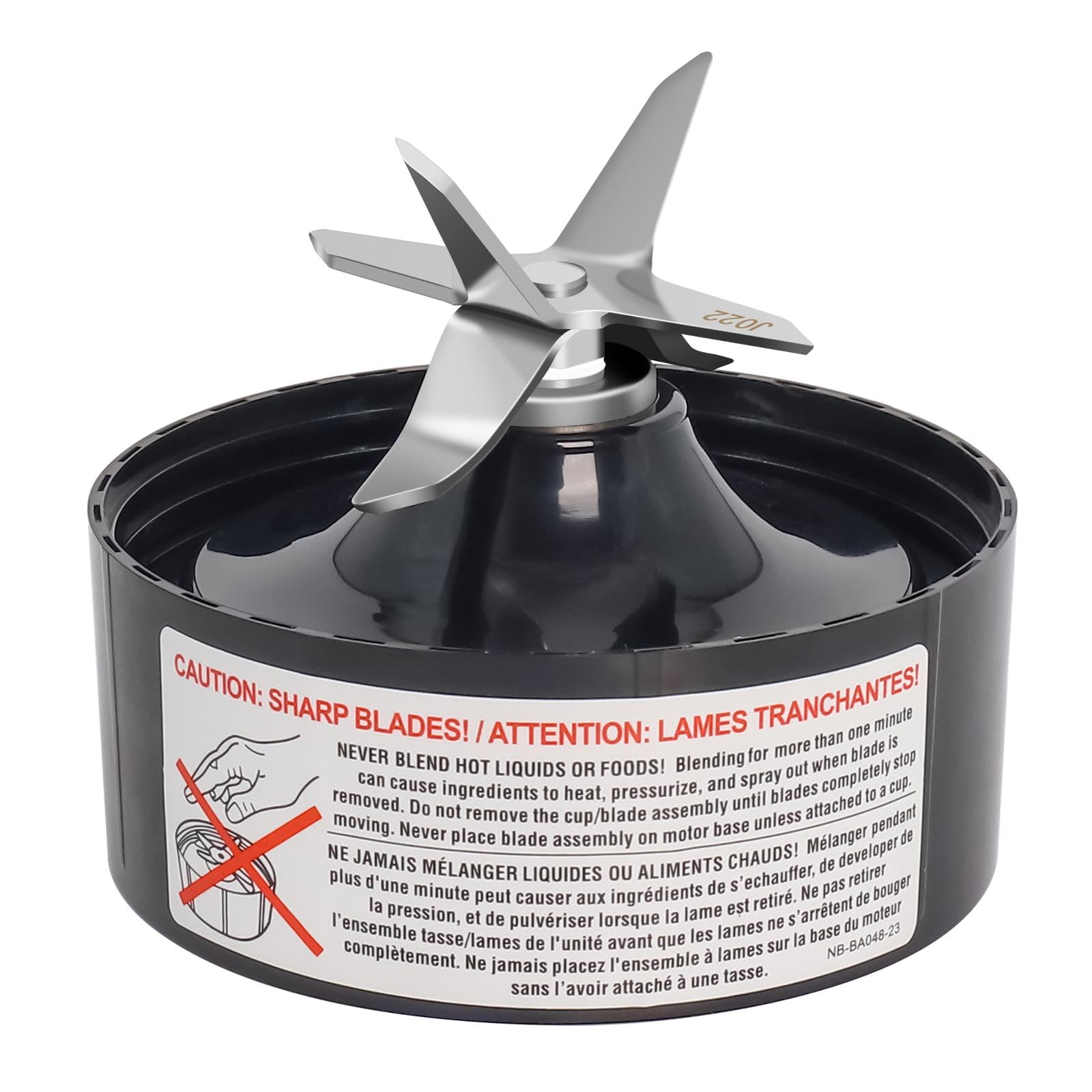 Wadoy NB-203 extractor blade for 1200W Nutribullet boosts blending performance