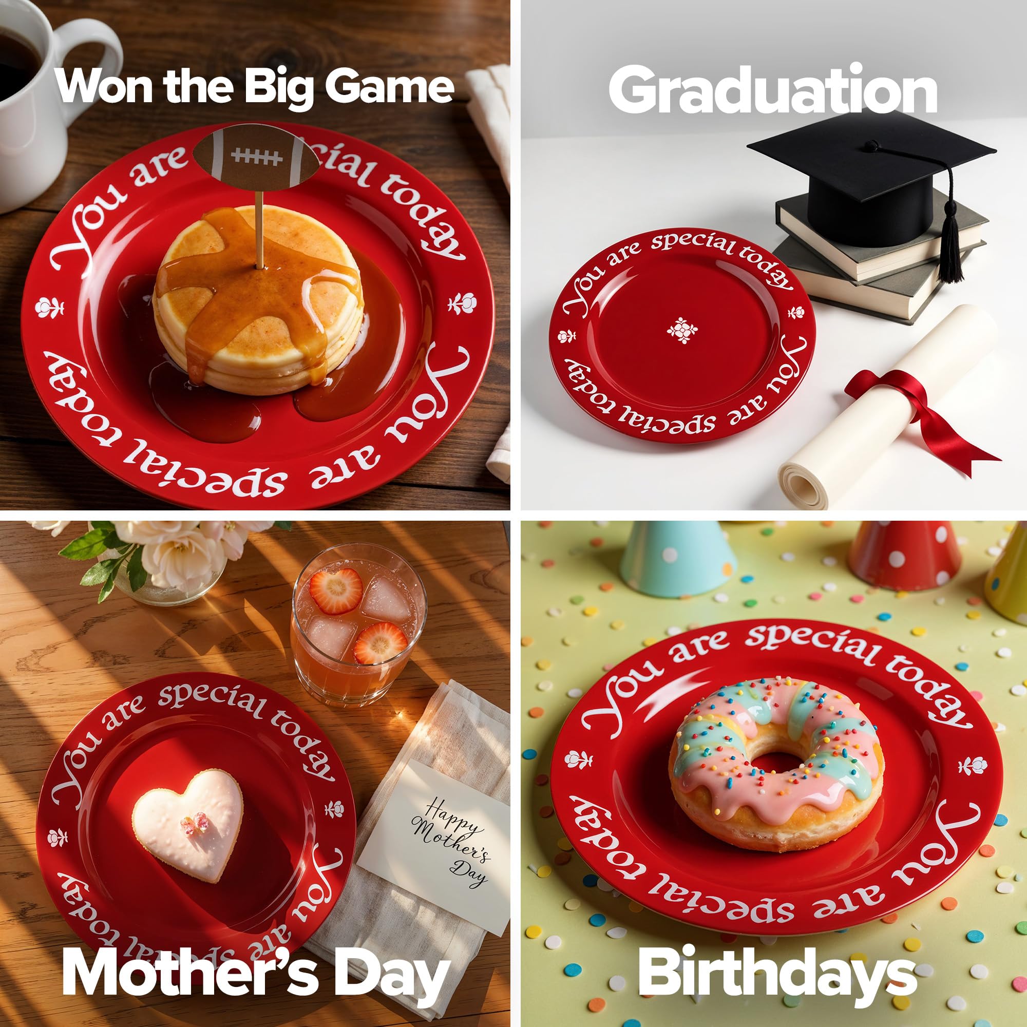 Waechtersbach dishwasher-safe and microwave-safe celebration plate