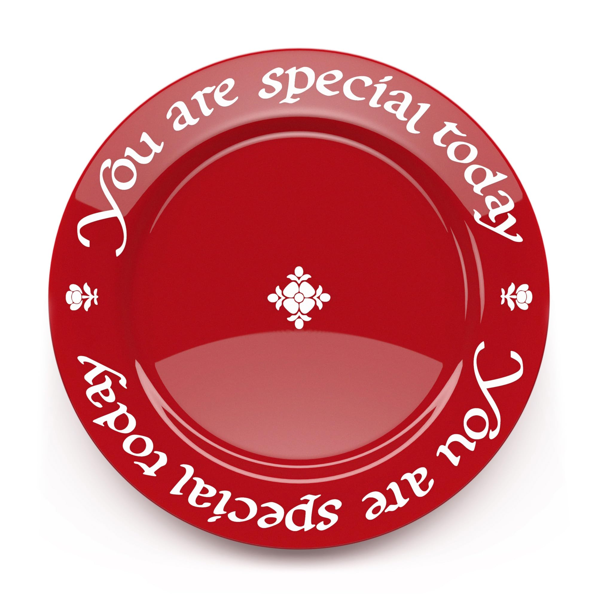 Waechtersbach You Are Special Today red plate celebrating milestones at the table
