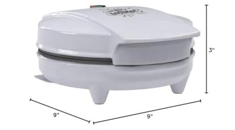 Waffle Wow! nonstick plates simplify release and cleanup after waffles.