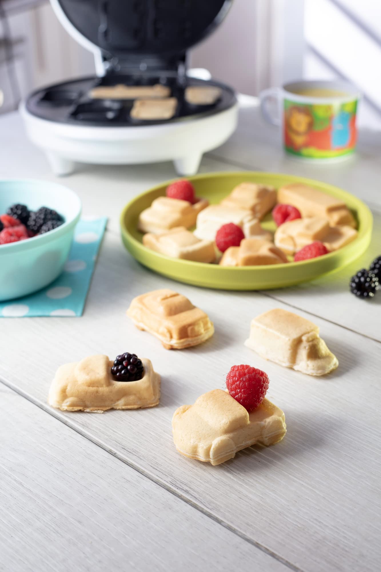 Waffle Wow! recipe guide included inspires creative breakfast ideas.