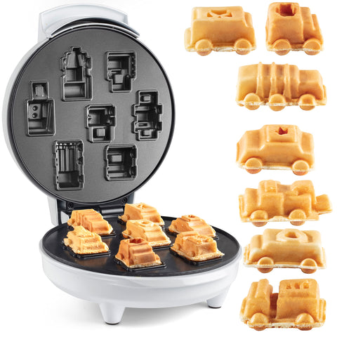 Waffle Wow electric nonstick plates release waffles smoothly