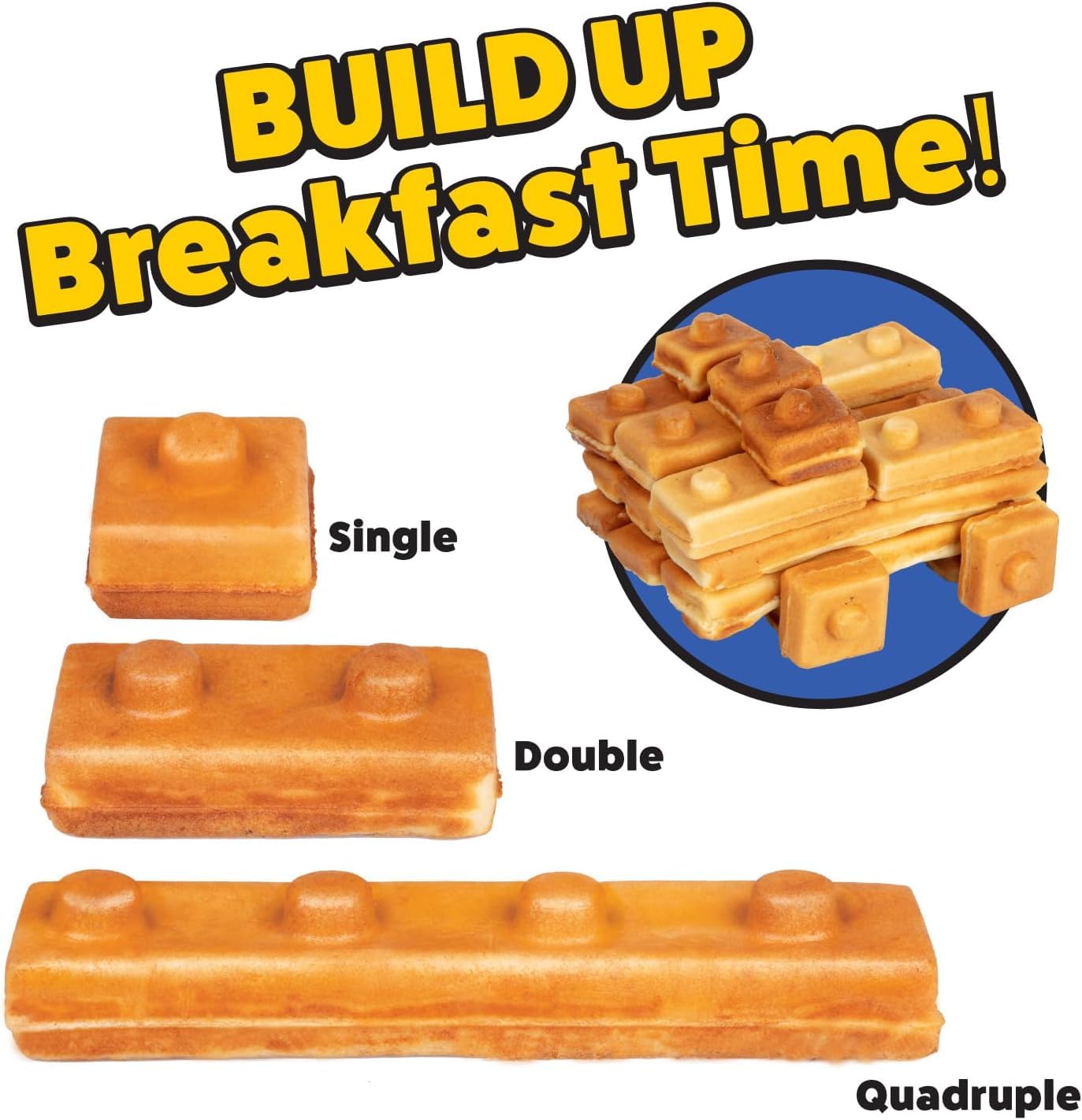 Waffle Wow family-friendly waffle maker makes kid-friendly breakfasts more engaging.