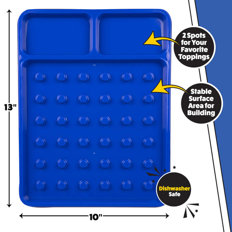 Waffle Wow non-stick surface allows easy release and quick cleanup.
