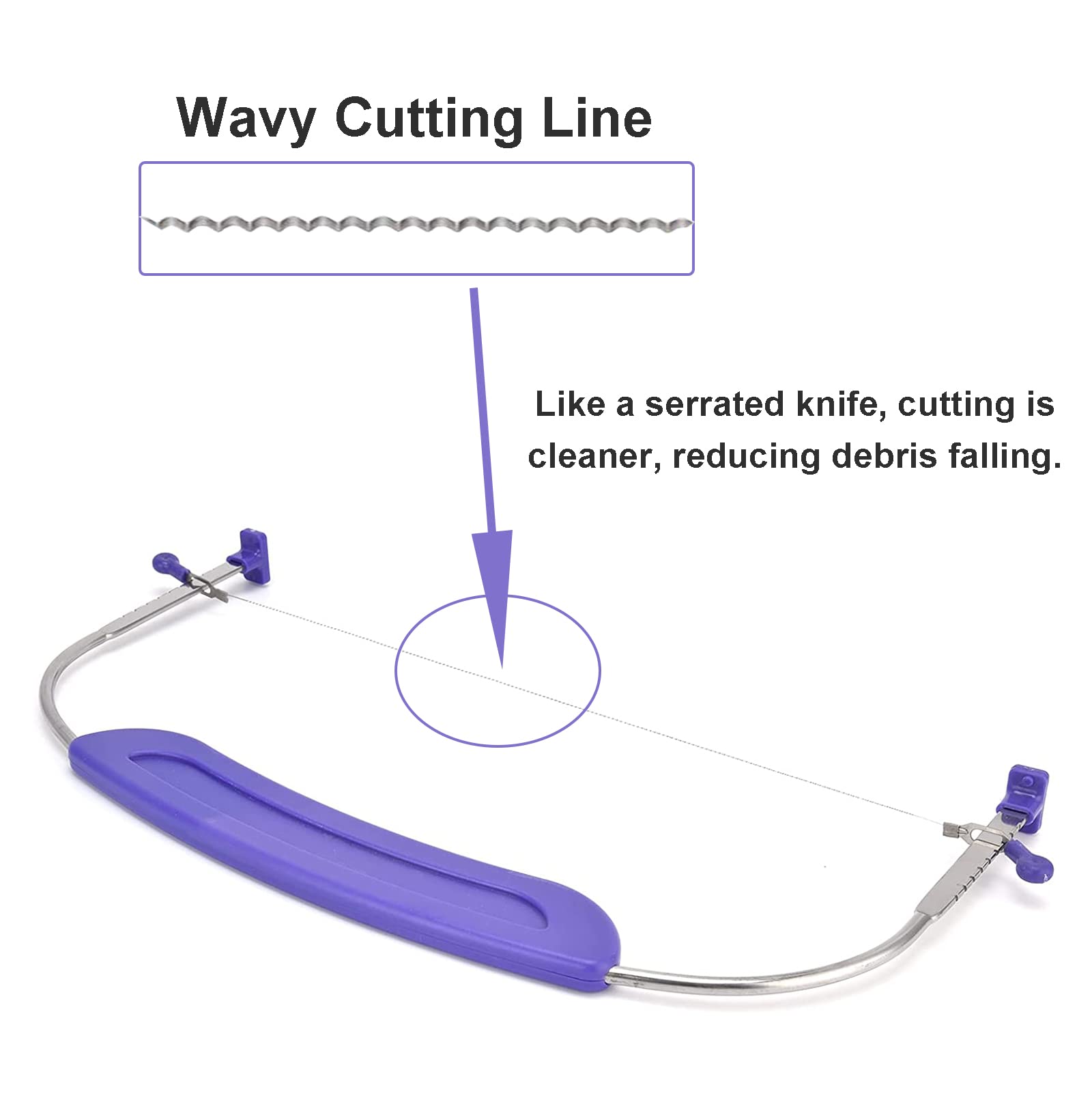 WAFJAMF built-in scale helps choose even layer thickness.