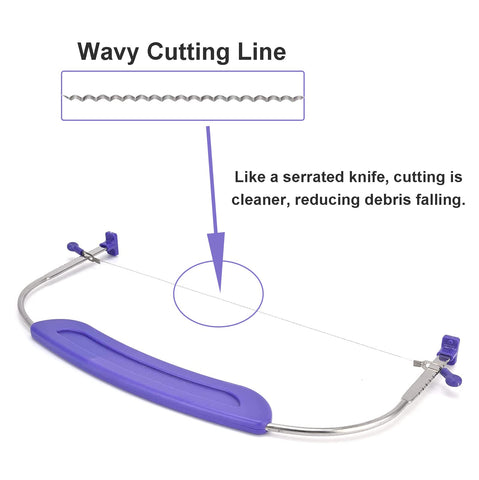 WAFJAMF built-in scale helps choose even layer thickness.