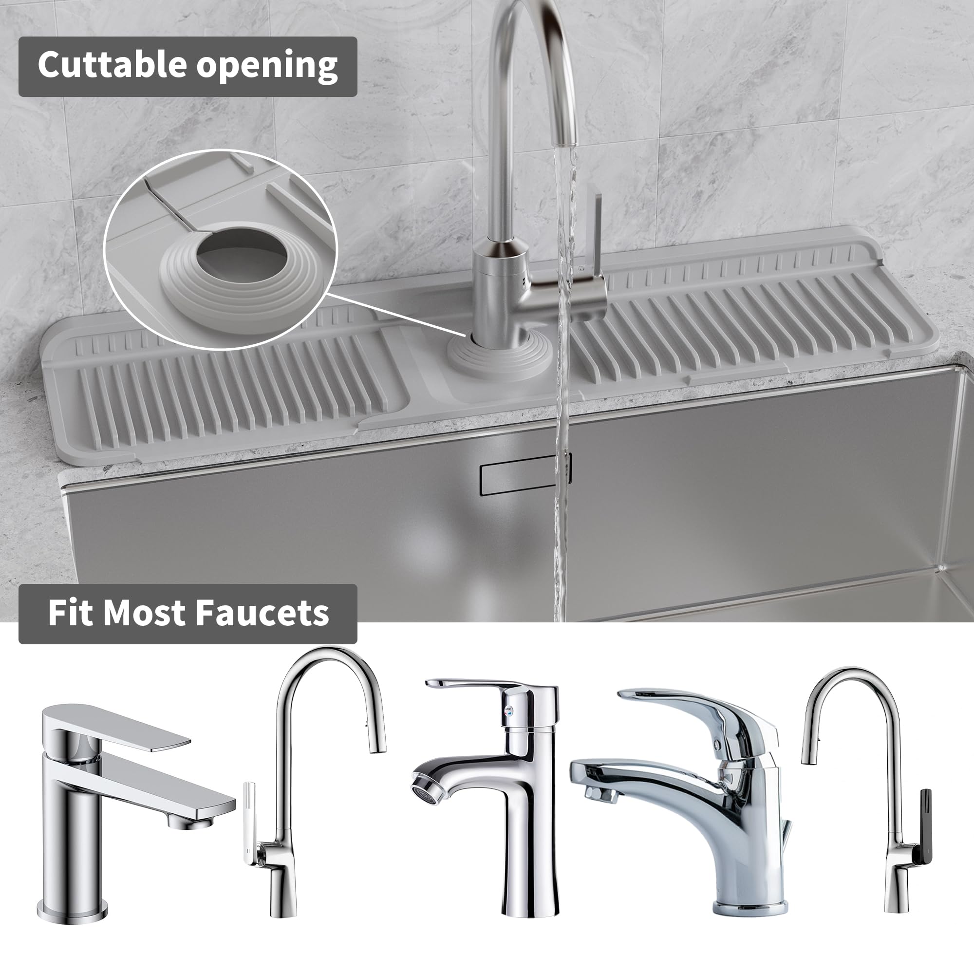 WAFT YEARN multi-use mat for kitchen and bathroom counters.