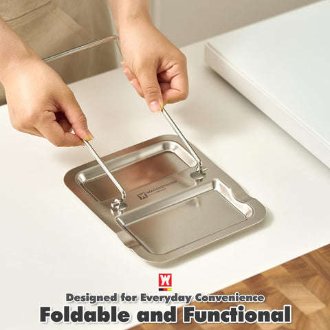 Wagensteiger compact kitchen accessory helps maintain a tidy workspace.