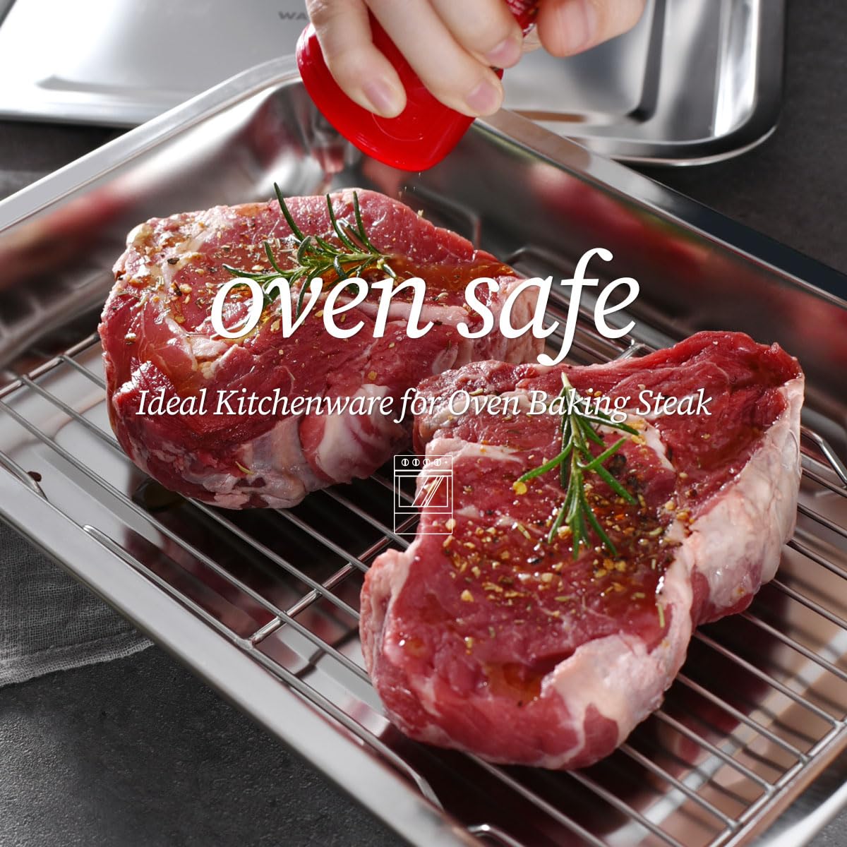 WAGENSTEIGER oven-ready roasting pan for even heat and roasts.
