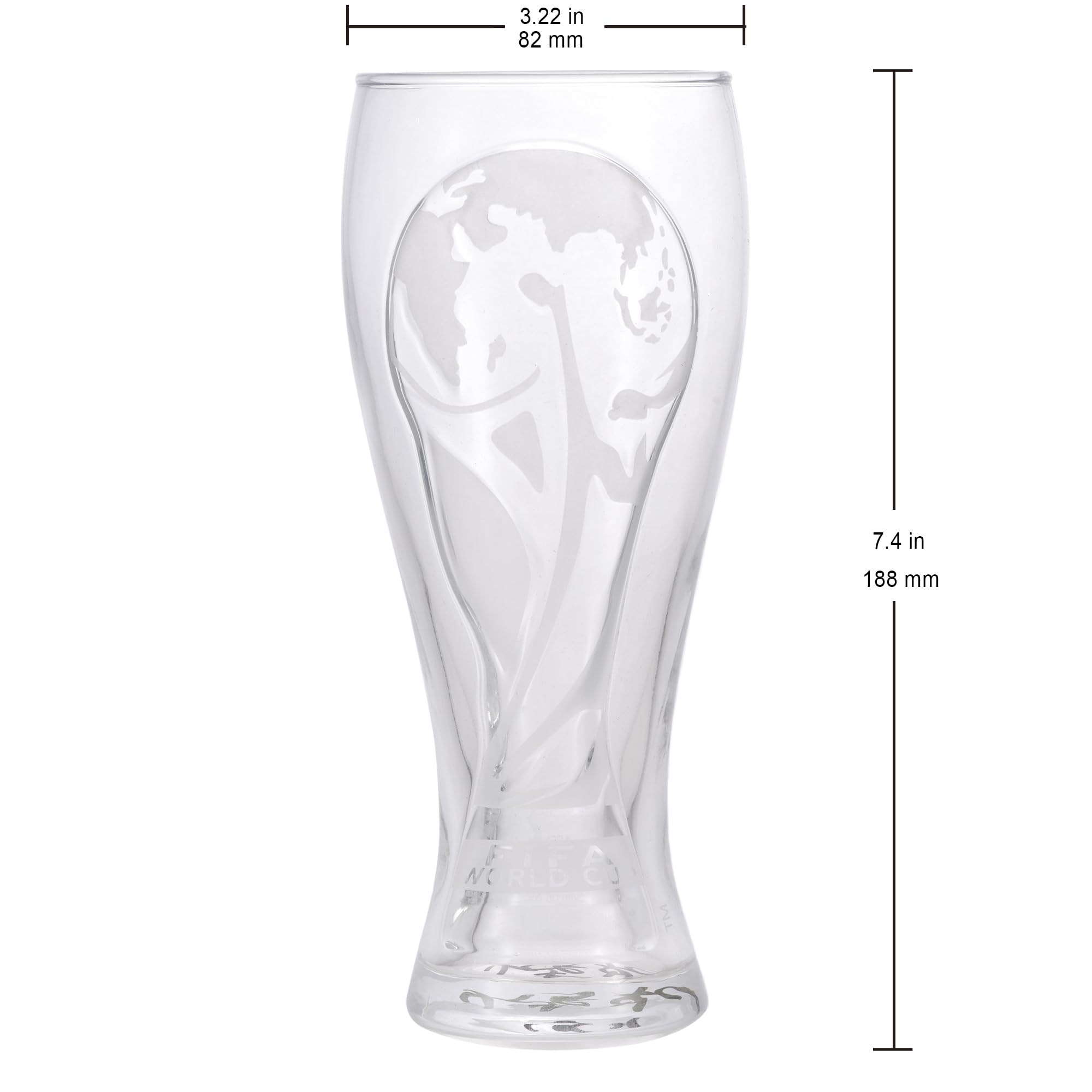 Wagon International world cup 2026 trophy bottle opener pairs with glass