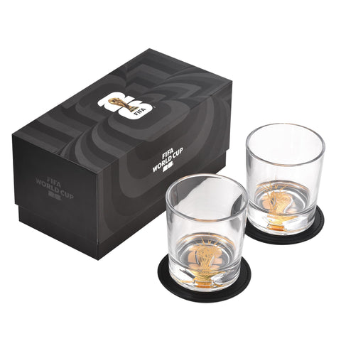 Wagon International World Cup 8oz glass for game-day toasts and stylish entertaining.