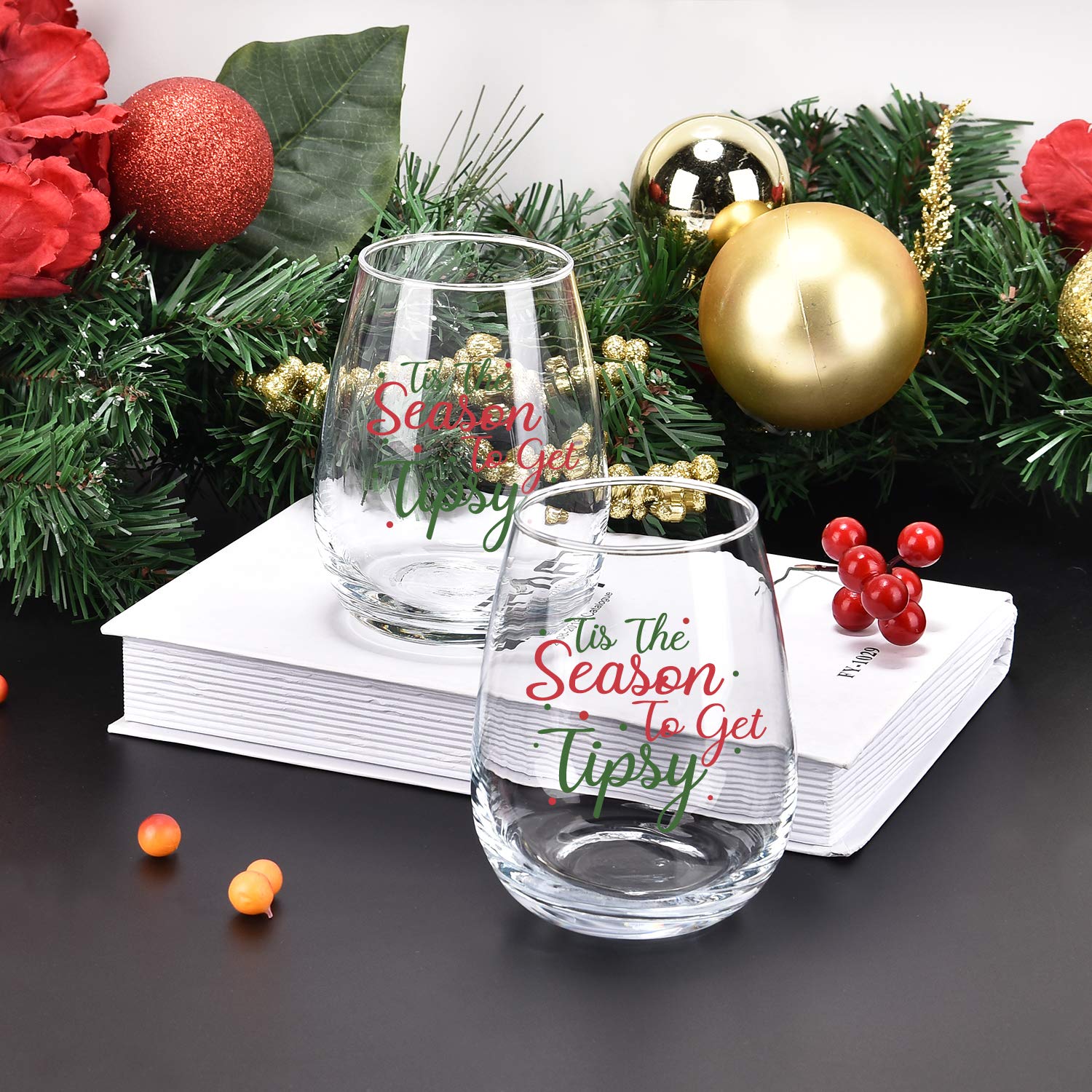Waipfaru Christmas glass set adds cheerful style to gatherings