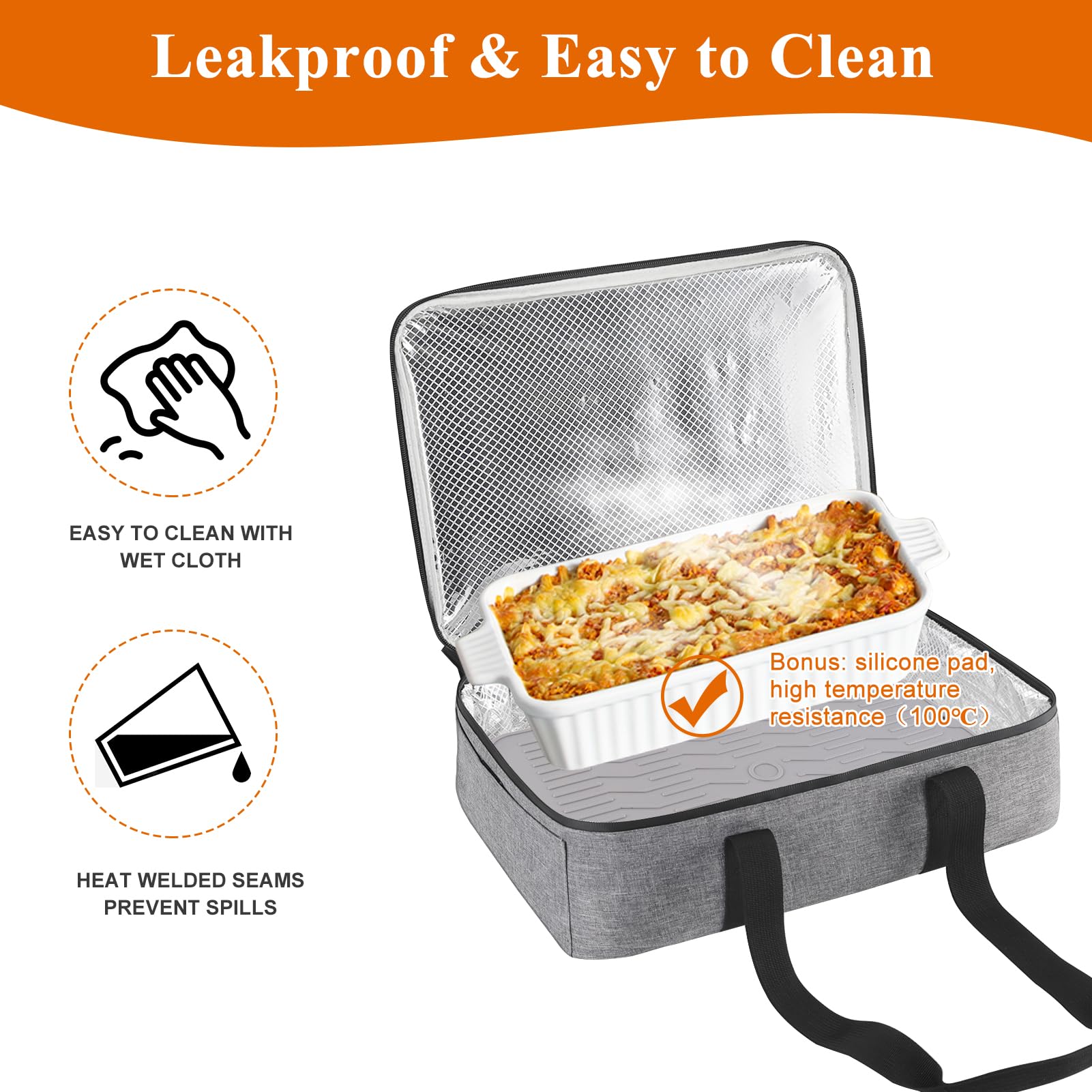Wakaye waterproof Oxford exterior cleans easily after events