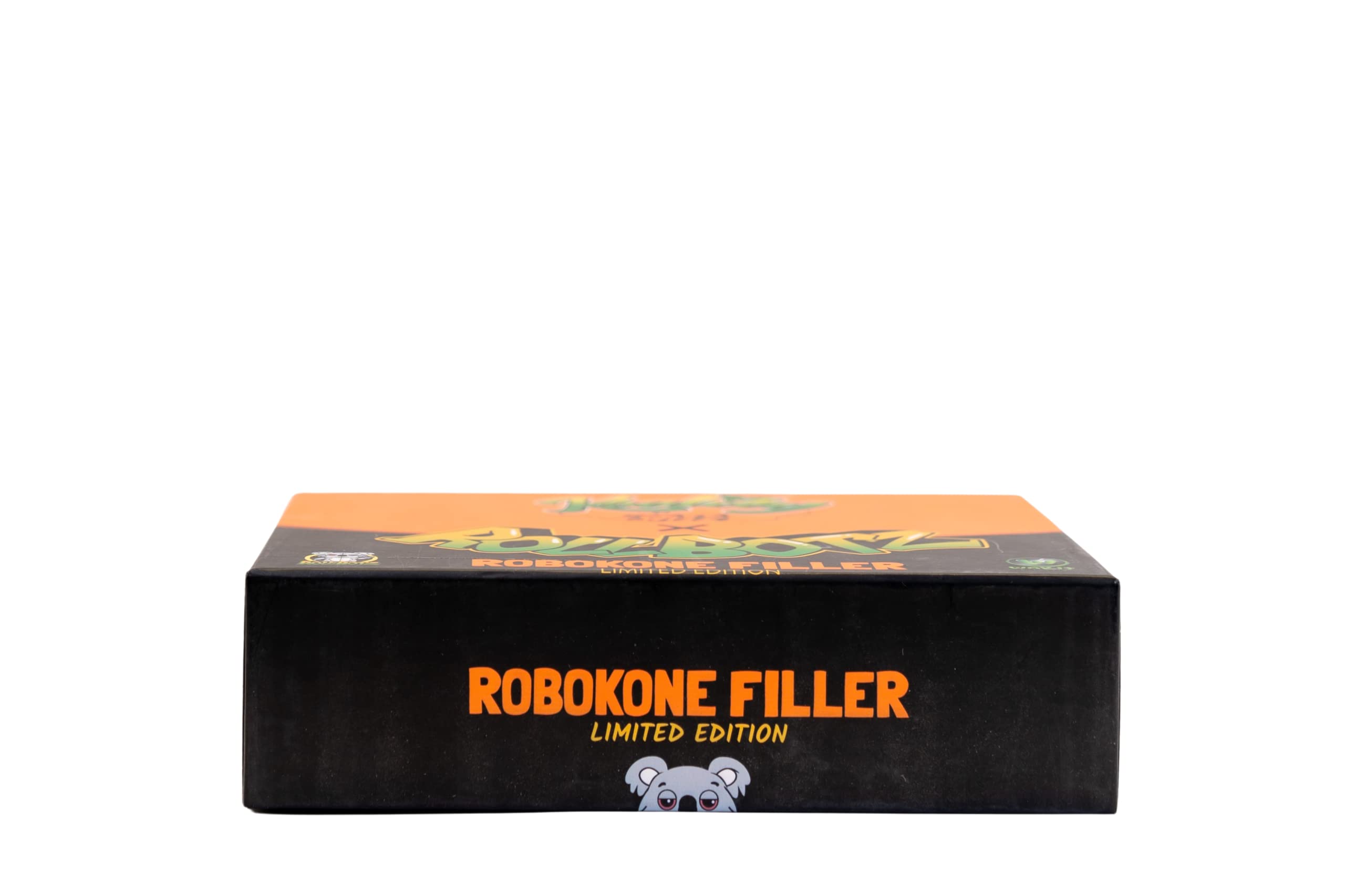 Wakit Koala RollBotz RoboKone funnel directs ground spice into containers.