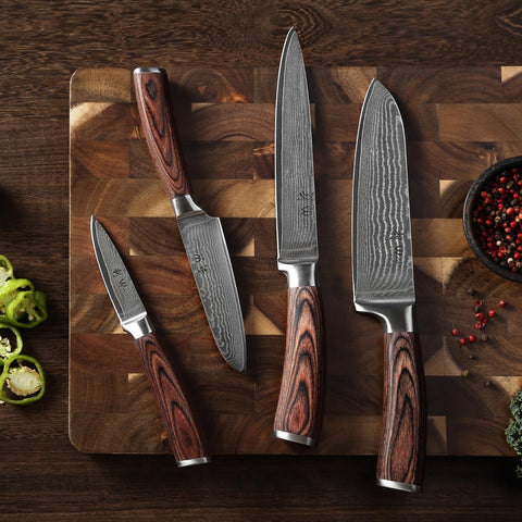 Wakoli EDIB small Santoku 4.7-inch blade for precise mincing.