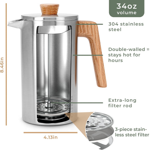 Waldwerk plastic-free packaging emphasizes eco-friendly, toxin-free coffee setup.