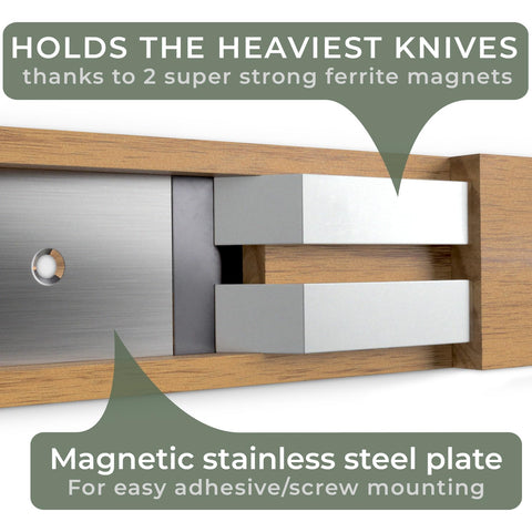 WALDWERK wall installation shows adhesive and screws options