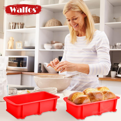 Walfos bread pan is beginner-friendly for home bakers