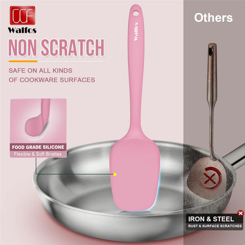 Walfos BPA-free spatulas: food-safe materials for daily cooking tasks.