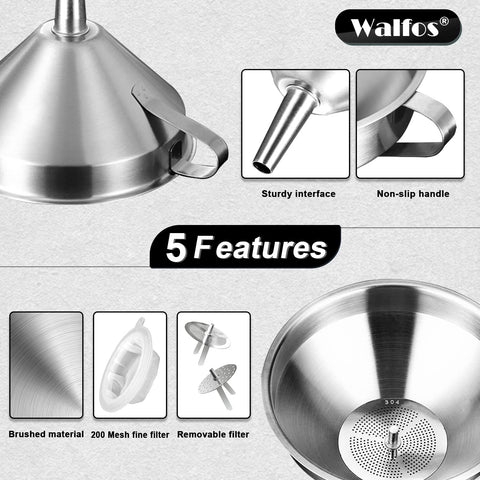 Walfos cleaning brush, quick cleanup after pouring.