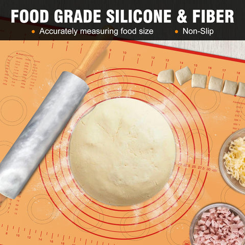 Walfos pastry mat is dishwasher-safe for quick cleanup