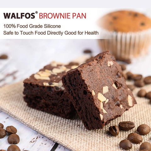 Walfos dishwasher-safe silicone pan simplifies cleanup after baking.