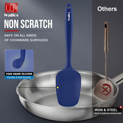 Walfos spatulas are dishwasher safe for quick cleanup