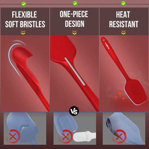 Walfos dishwasher-safe spatulas simplify post-cooking cleanup