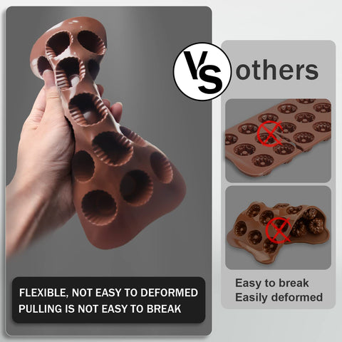 Walfos durable silicone withstands oven to freezer use for versatile treats