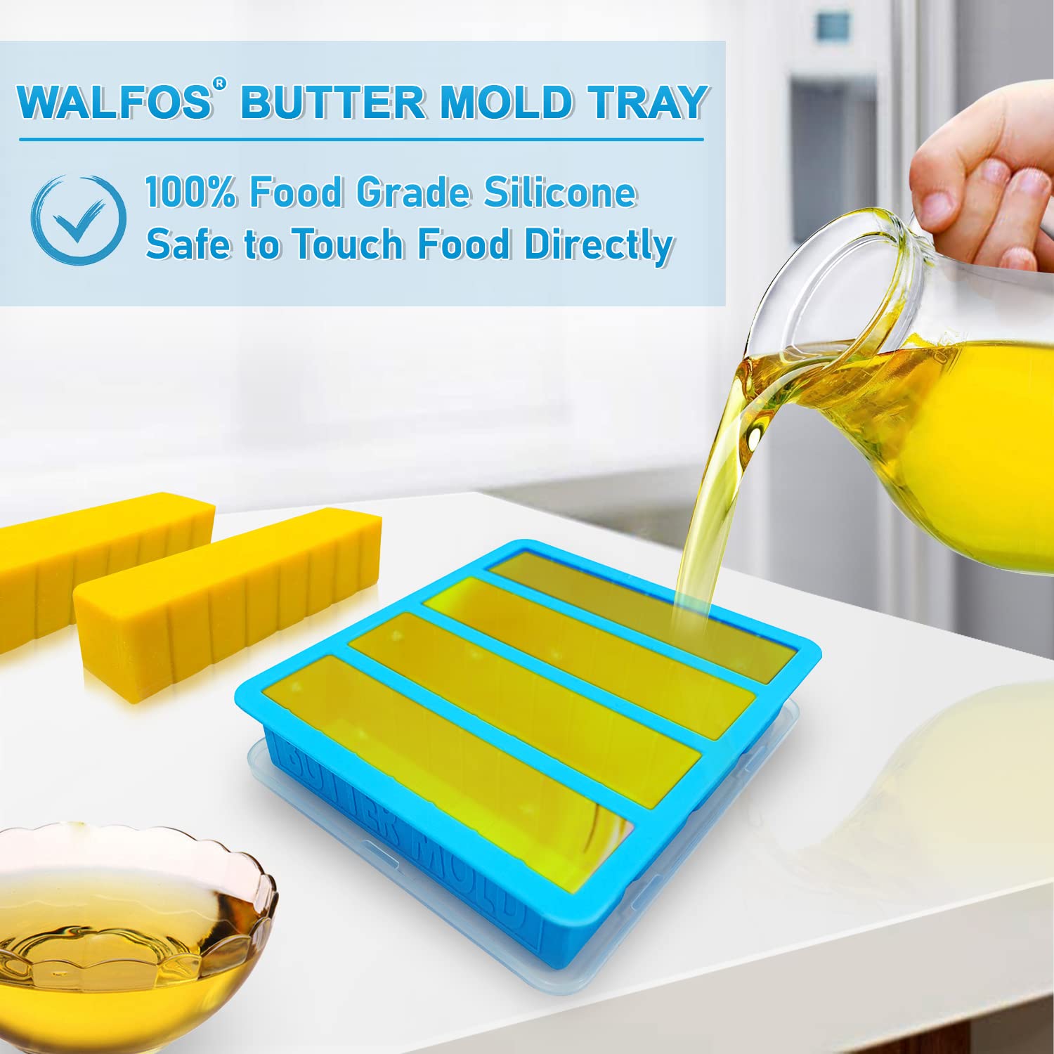 Walfos easy-release silicone mold for clean unmolding