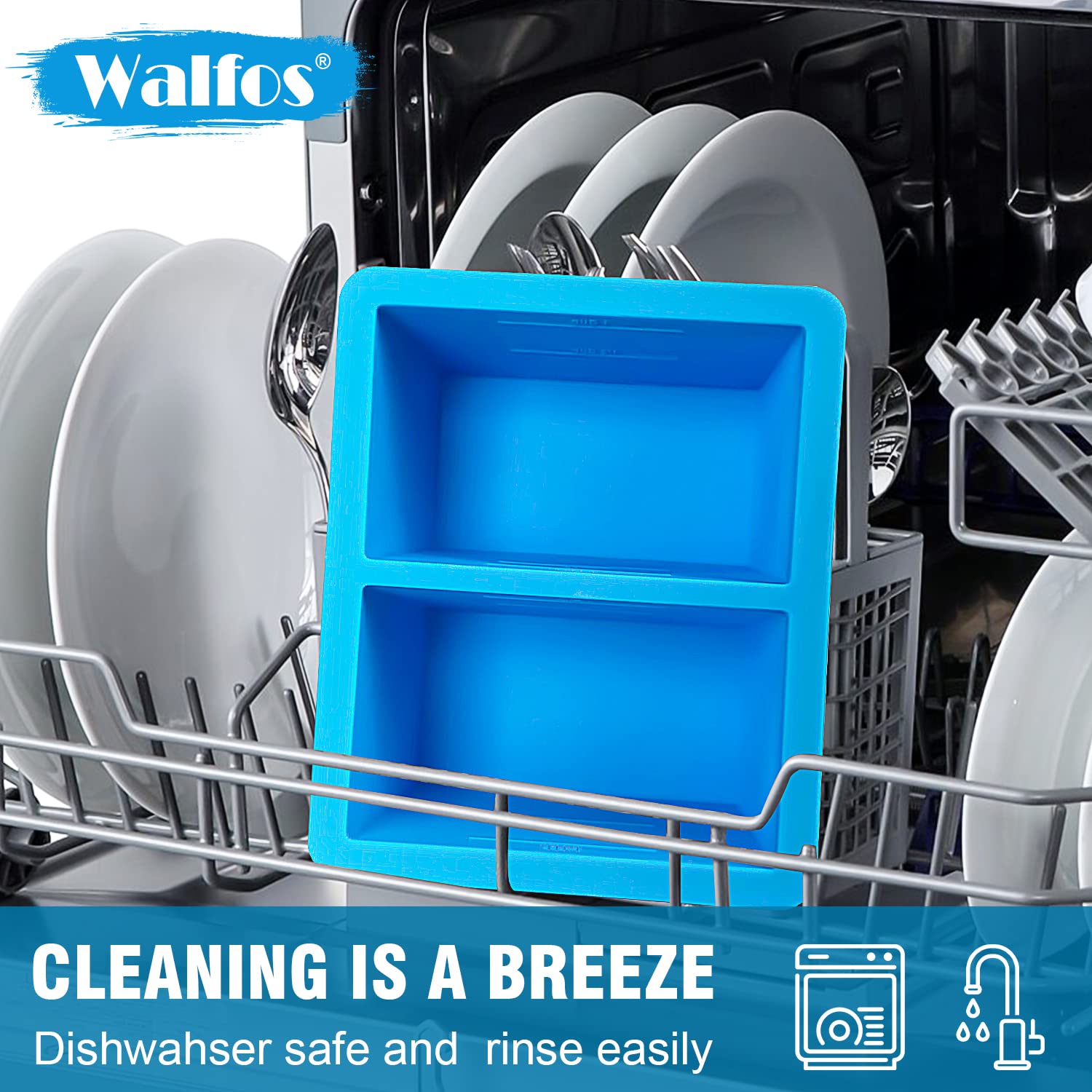 Walfos versatile freezer molds good for freezing and later baking or reheating.