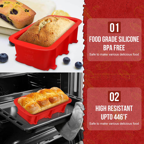 Walfos multi-purpose bake pan works for banana bread and meatloaf