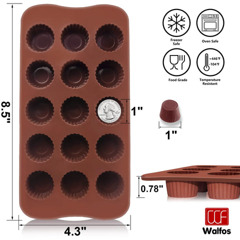 Walfos non-stick mold for quick, clean chocolate pops