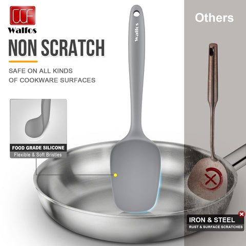 Walfos dishwasher-safe spatulas simplify cleanup after cooking and baking