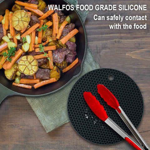 Walfos mats used as drying mat and coaster after washing