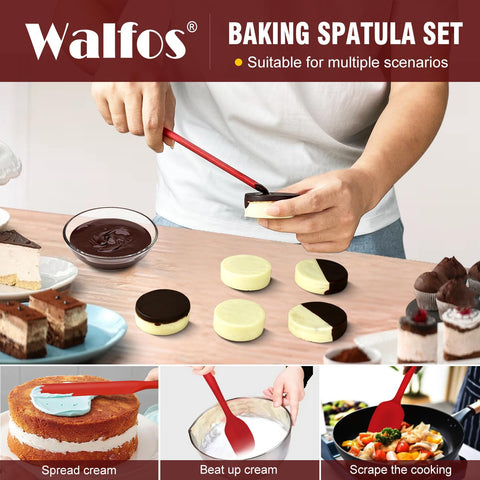 Walfos spatula with stainless steel core for durable performance