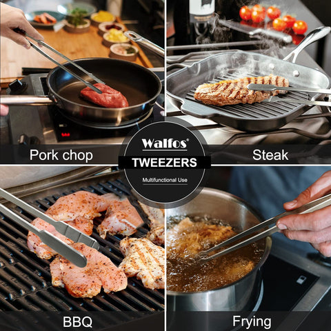 Walfos tongs with pull-loop for easy storage.
