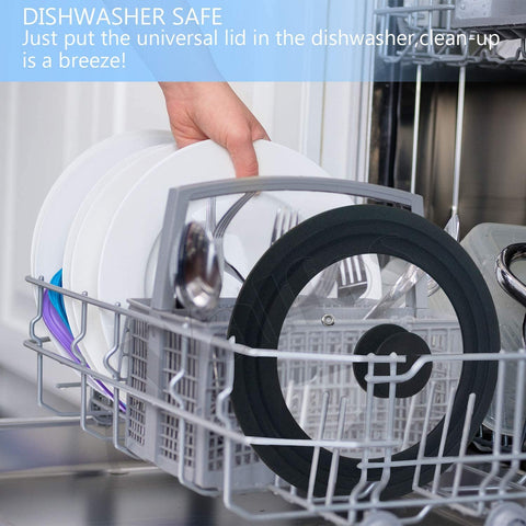 Walfos universal lid flat storage design saves kitchen space.
