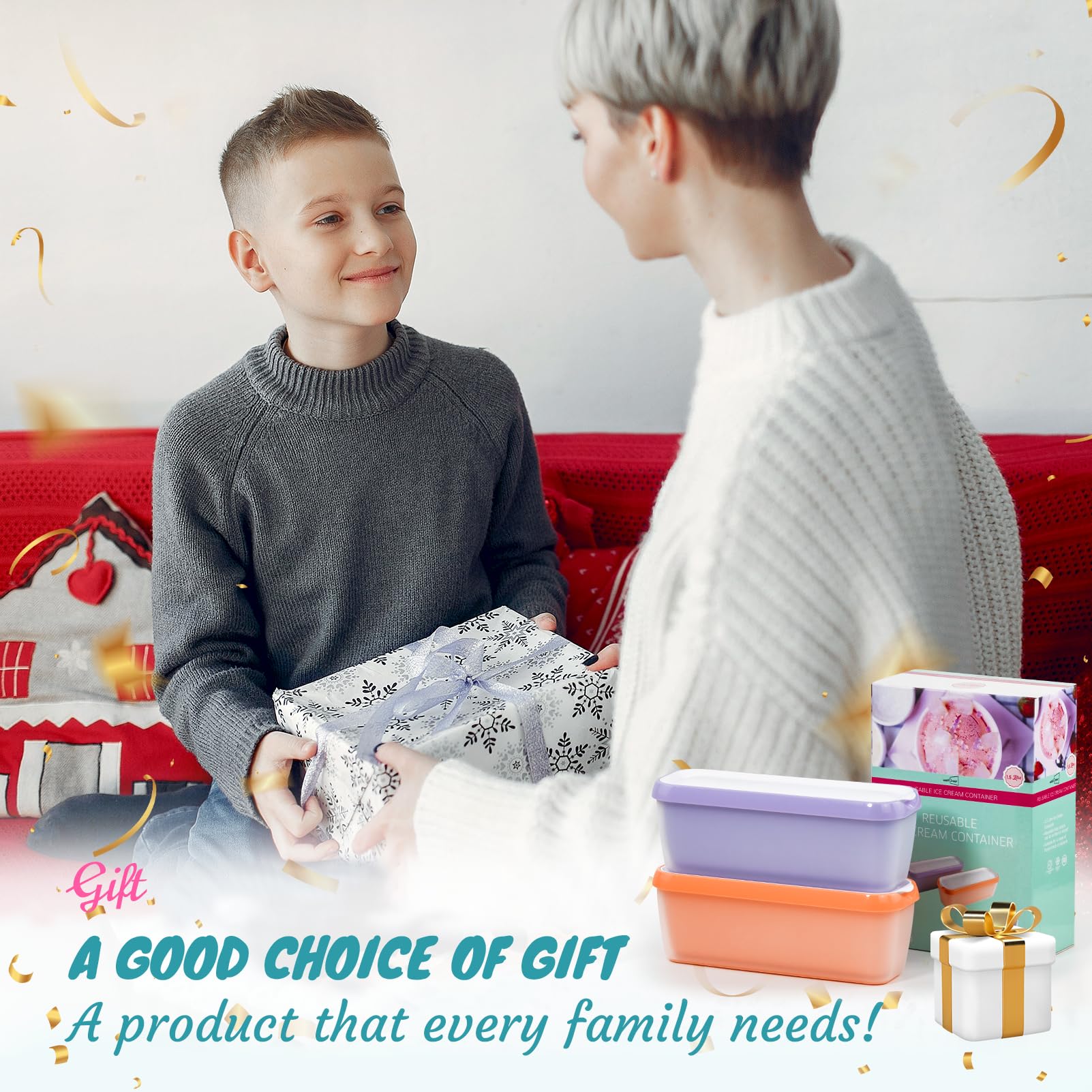 WALL QMER easy-clean freezer tubs stay tidy after use