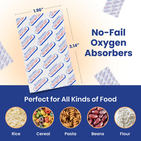 Wallaby 5-gallon Mylar bag with absorber for long-term pantry storage.