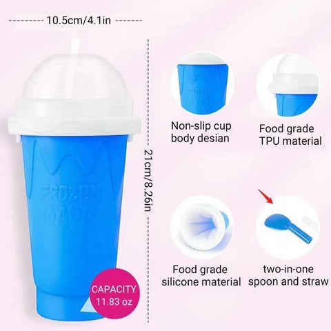 WALLBIG Slushie Maker Cup for beverages like juice or milk.