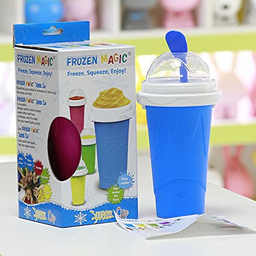 WALLBIG Slushie Maker Cup BPA-free silicone ensures safe, flexible use.