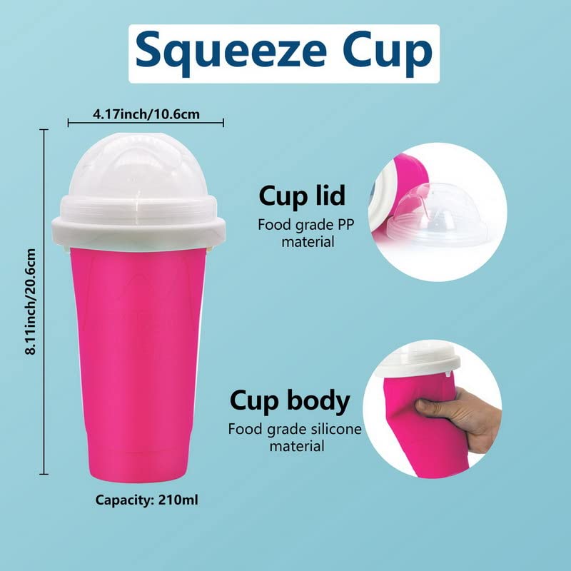 WALLBIG Slushie Maker Cup in freezer for 4–5 hours before use.