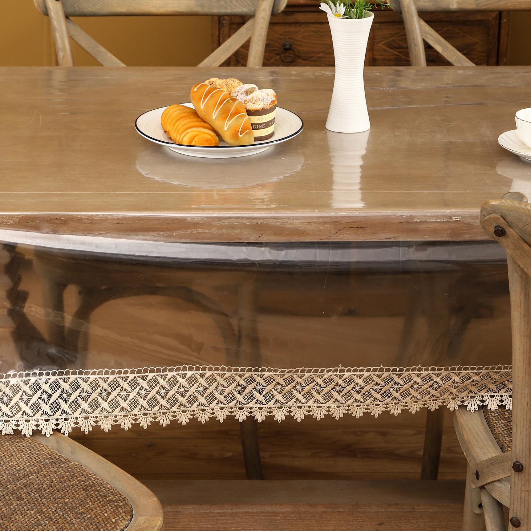 Walrus PVC tablecloth highlighting safe, durable daily-use material