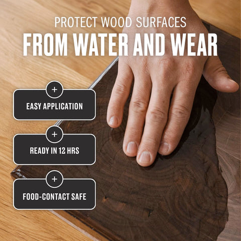 Walrus Oil bundle content displays oil and wax kit for wood care.
