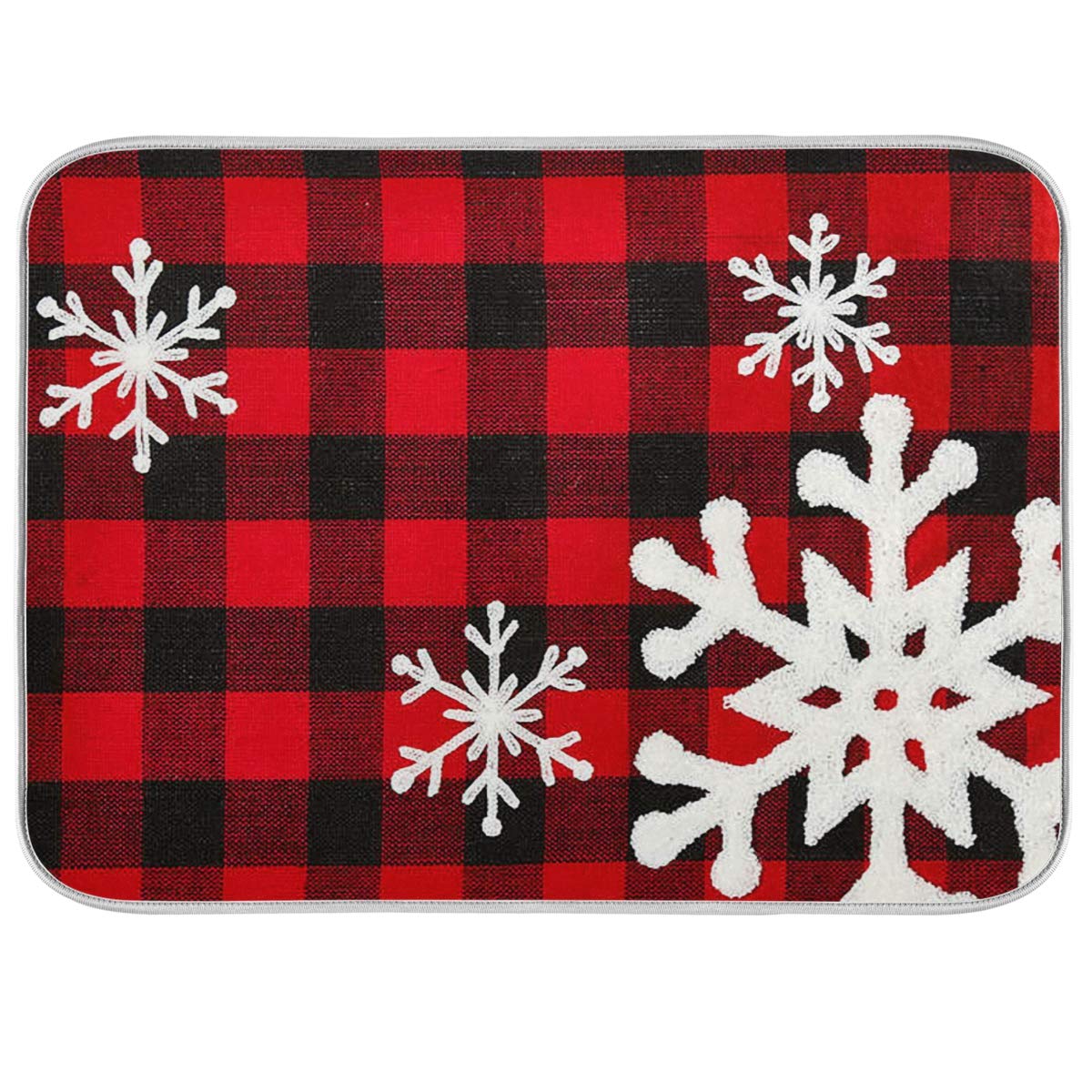 Wamika dish drying mat front view absorbs moisture quickly for busy kitchens