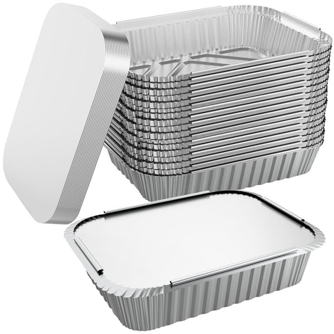 WANBAO foil pans with lids ideal for takeout meals and catering.