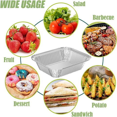 WANBAO stackable aluminum pans save shelf space in delis and food trucks.